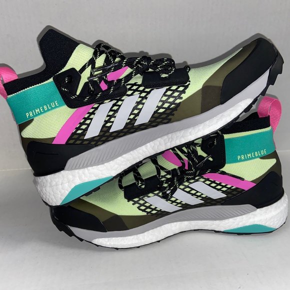 Adidas Terrex Free Hiker Primeblue Hiking Shoes Hi-Res Yellow FY733 Men NEW main image 4